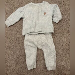 Carter’s Baby 9 Month Koala Grey Matching Outfit Set Sweatsuit